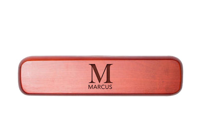 Personalized Redwood Pen Case -