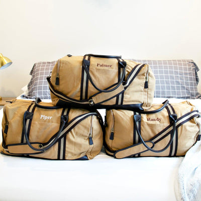 Groomsmen Gift Set of 5 Weekender Duffel Bags -  - JDS