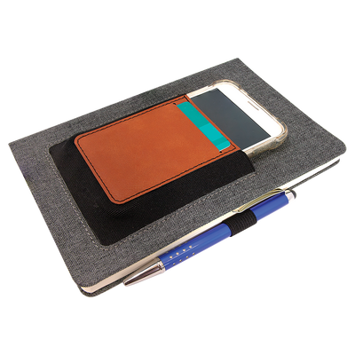 Personalized Journal with Card Slot -