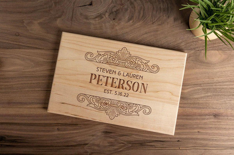 Personalized Maple Cutting Board 11x17 -
