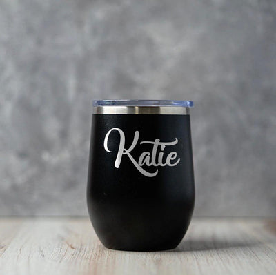 Personalized Wine Tumbler 12 oz -  - Completeful