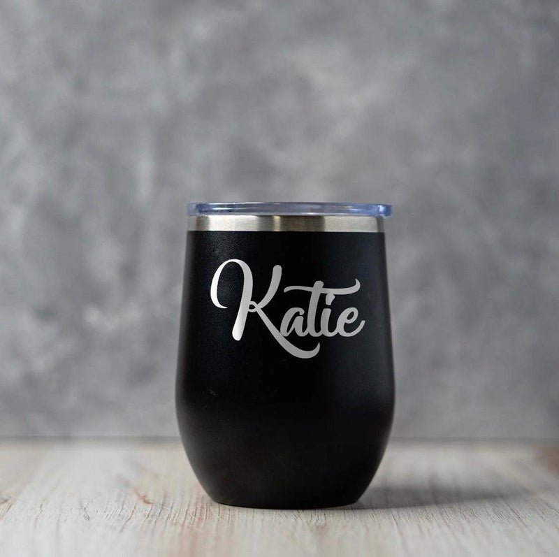 Personalized Wine Tumbler 12 oz -