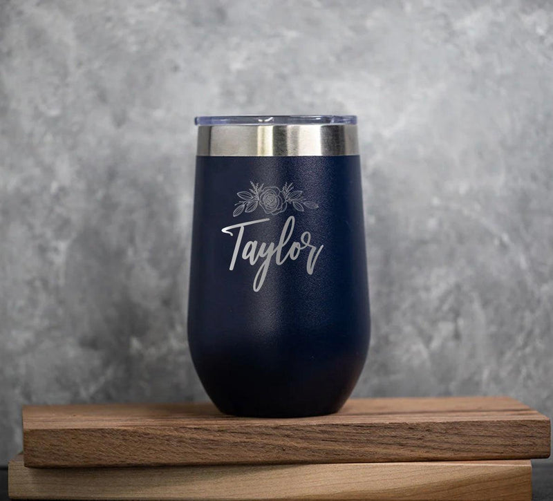 Personalized Wine Tumbler - 16oz. -  - Completeful