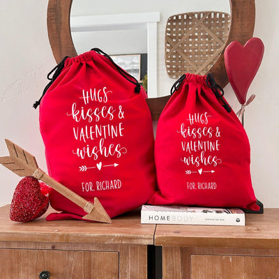 Personalized Valentine Gift Bags - - Wingpress Designs
