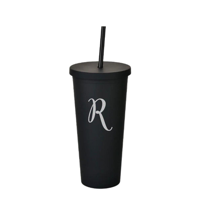 Personalized 24oz. Matte Black Acrylic Tumbler -