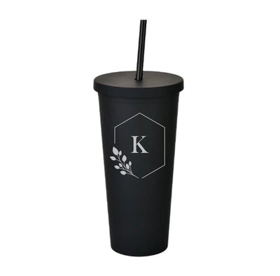Personalized 24oz. Matte Black Acrylic Tumbler -