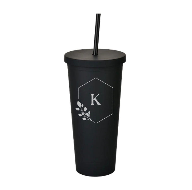 Personalized 24oz. Matte Black Acrylic Tumbler -