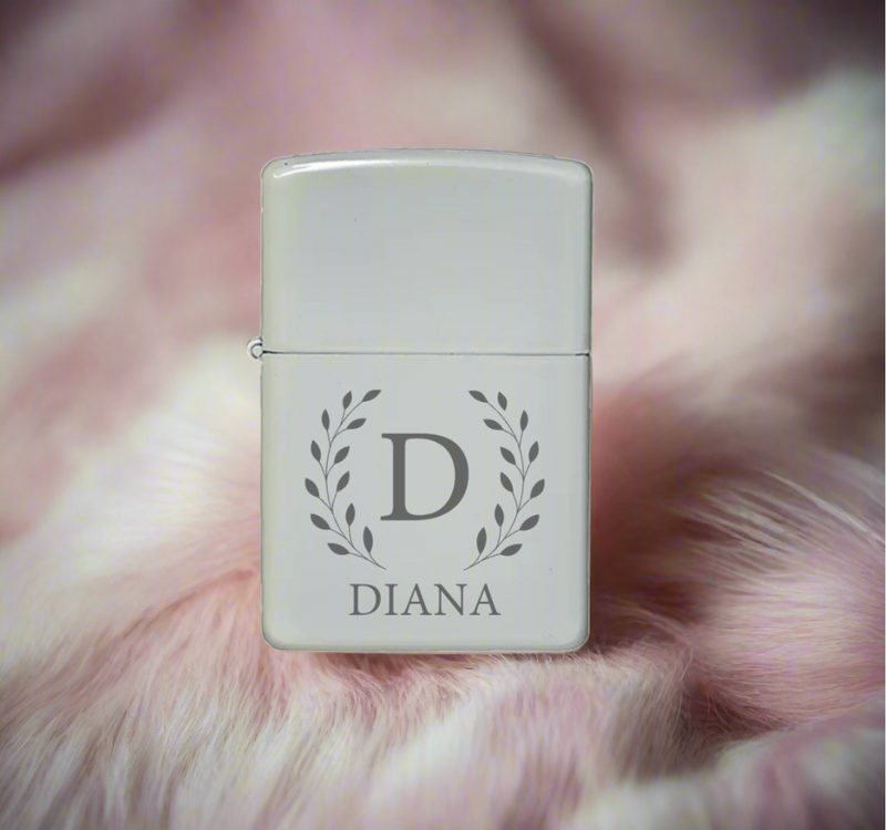 Personalized White Lighter -