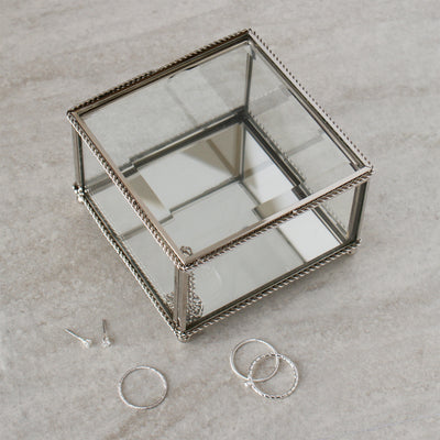 Personalized Glass Jewelry Box -