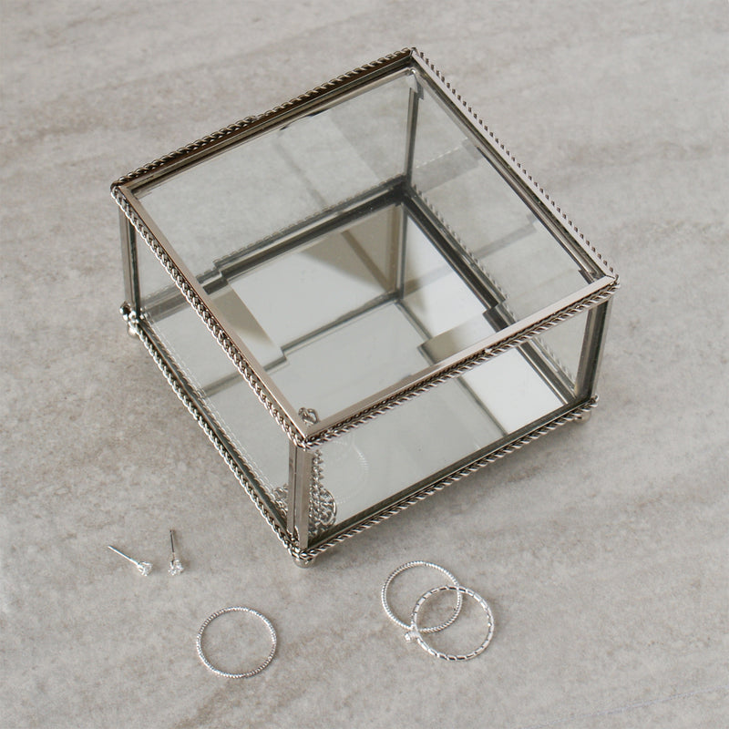 Personalized Glass Jewelry Box -