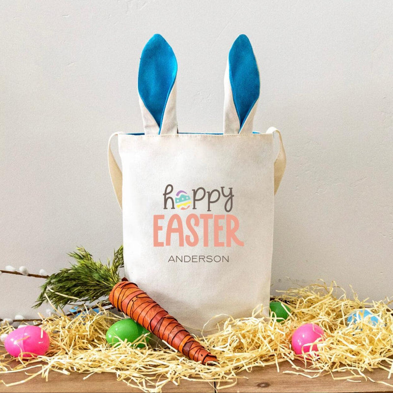 Personalized Bunny Tote Bags - Printed -
