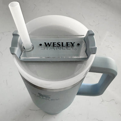 Personalized Acrylic Top Piece for Stanley Tumbler -