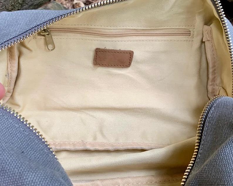 Personalized Canvas Travel Toiletry Bag -  - Completeful