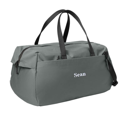 Personalized Modern Duffel Bag - Storm Grey -