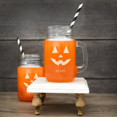 Personalized Spooktacular Mason Jar Glasses -  - Lazerworx