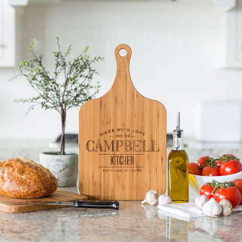 Personalized Handled Serving Boards (Modern Collection)- XL -  - Qualtry