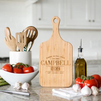 Personalized Handled Serving Board (Modern Collection)- Medium -  - Qualtry