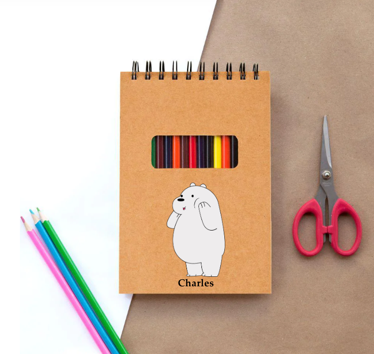 Personalized Coloring Books - Floral -