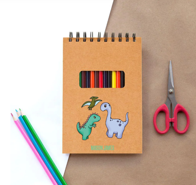 Personalized Coloring Books - Floral -