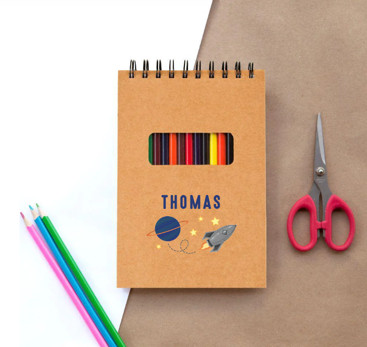 Personalized Coloring Books - Floral -