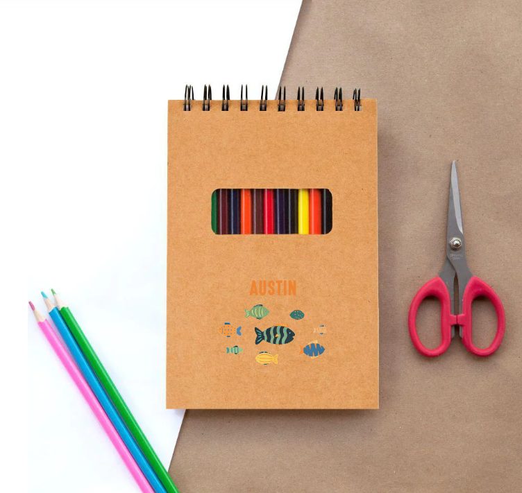 Personalized Coloring Books - Floral -
