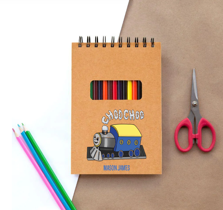 Personalized Coloring Books - Floral -