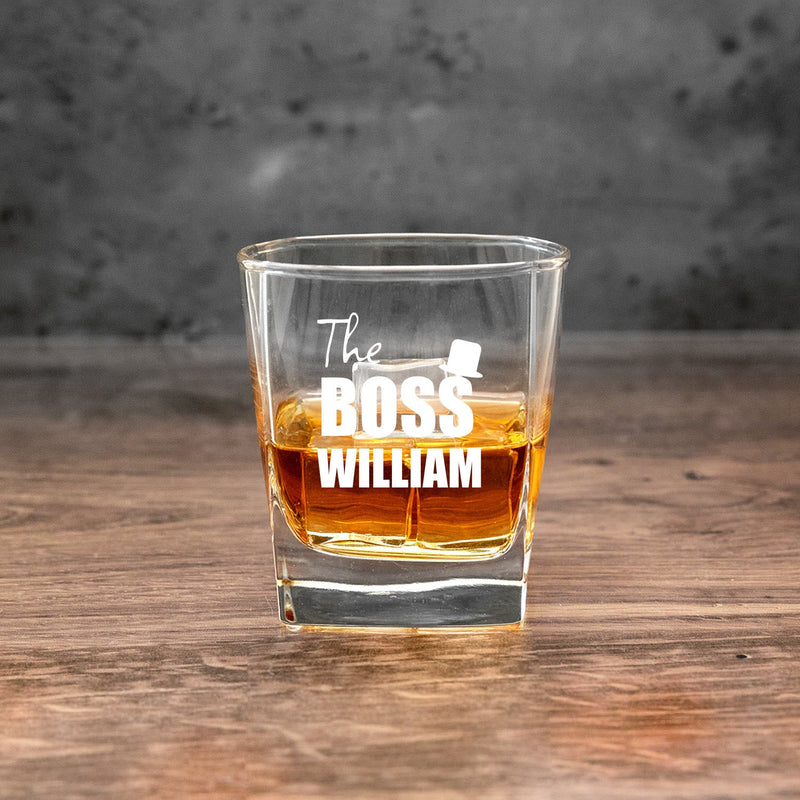Personalized Wedding Square Rocks Glasses - - Completeful