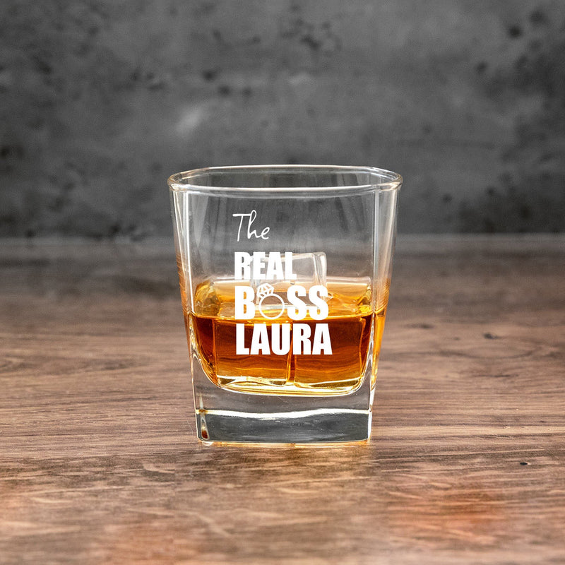 Personalized Wedding Square Rocks Glasses - - Completeful