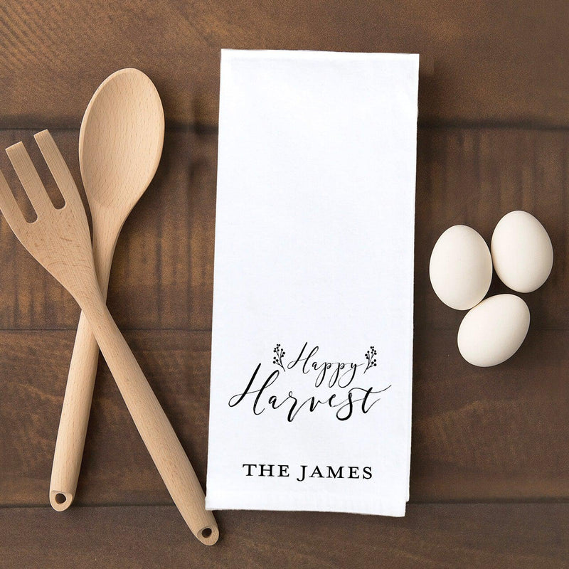 Personalized Fall Tea Towels -  - Qualtry