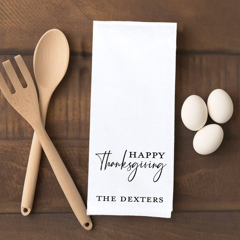 Personalized Fall Tea Towels -  - Qualtry
