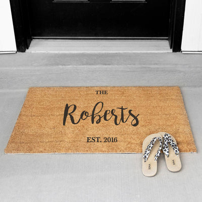 Personalized Family Name Coir Doormats -  - Completeful