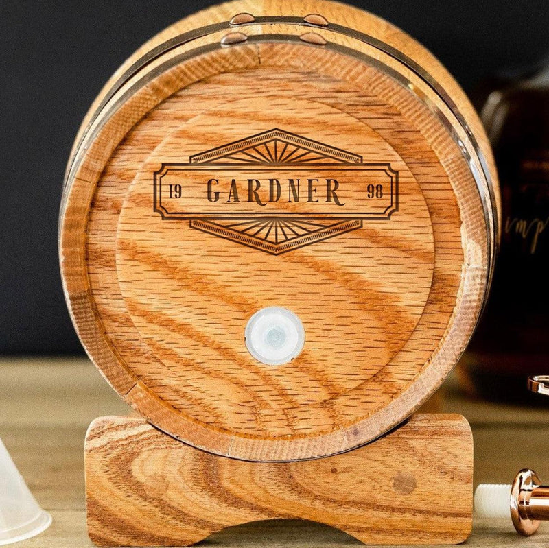 Personalized 2 Liter Oak Aging Barrel -