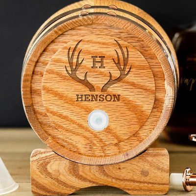 Personalized 5 Liter Oak Aging Barrel -  - Red Head Barrels