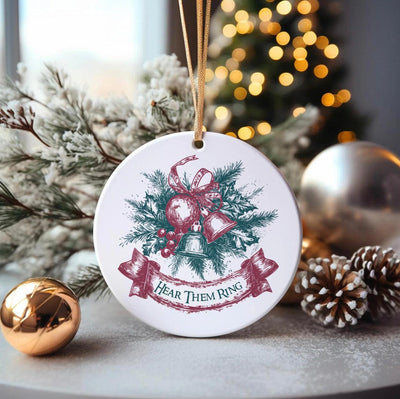Personalized Bells Vintage Christmas Ornament -