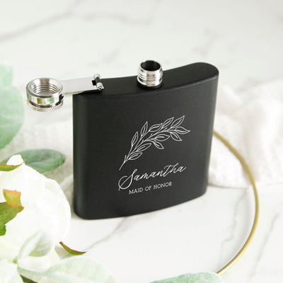 Personalized Bridesmaid Proposal Flasks - Set of 5 -  - Qualtry