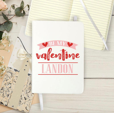 Personalized Be My Valentine Journal -