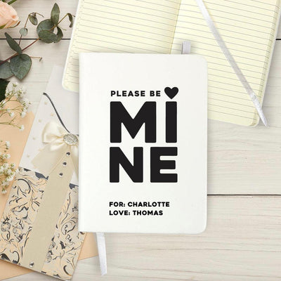 Personalized Be My Valentine Journal -