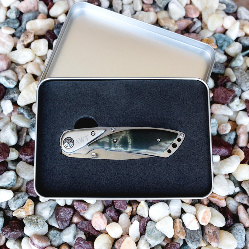 Personalized Camouflage Pocket Knife -  - JDS