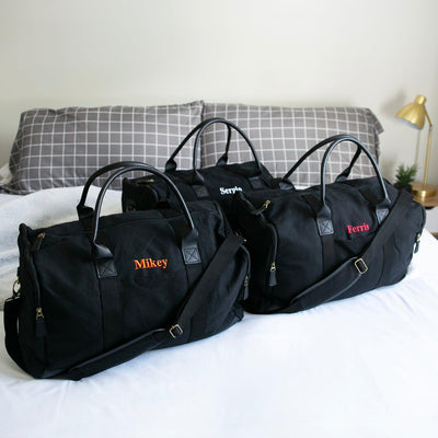 Groomsmen Gift Set of 5 Weekender Duffel Bags -  - JDS