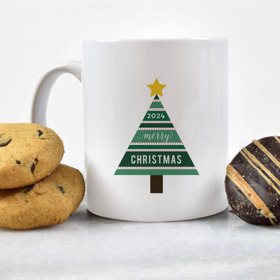 Personalized Christmas Tree Christmas Mug -