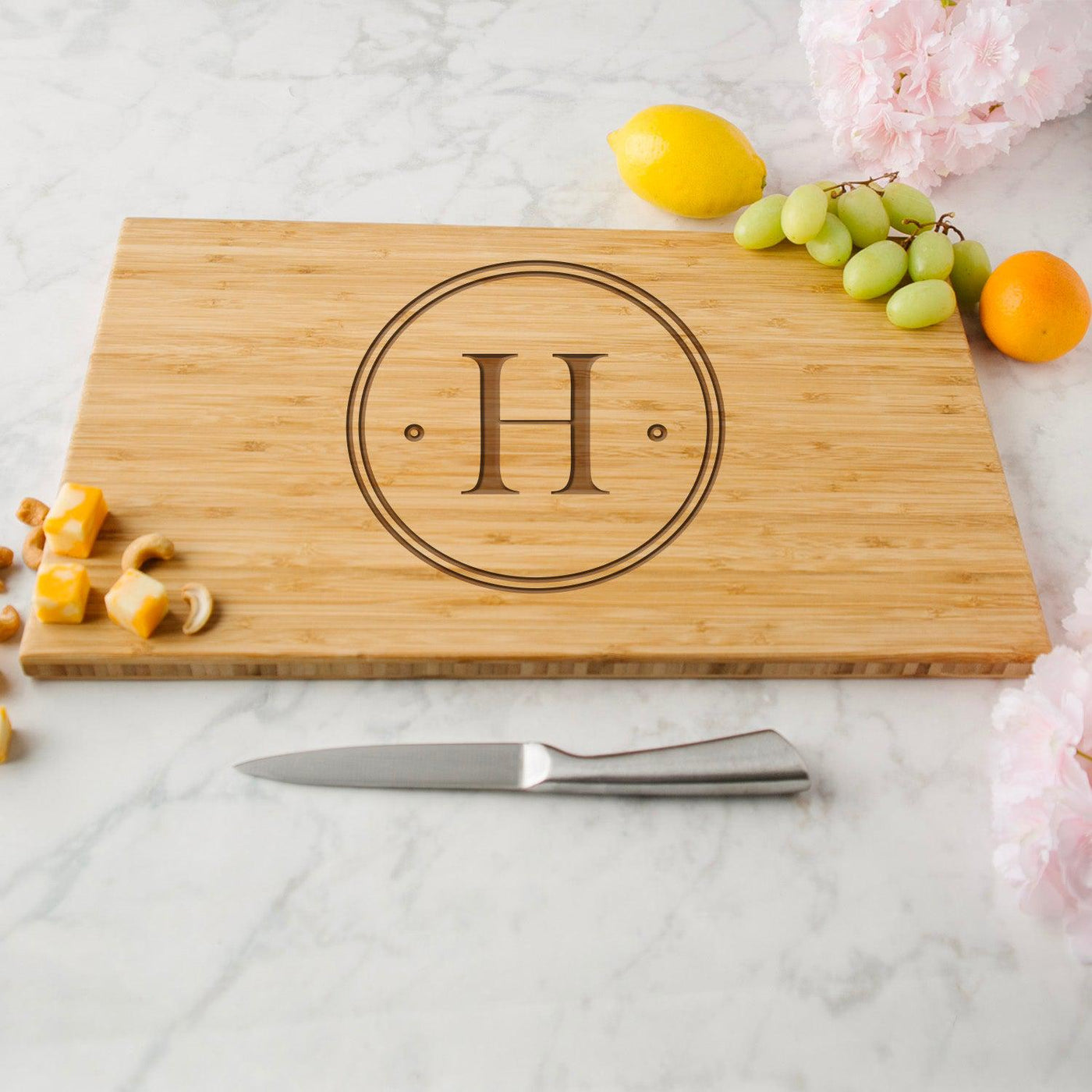 Personalized 11x17 Bamboo Cutting Board (Modern Collection) - - Completeful