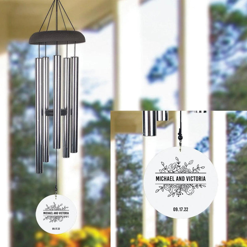 Personalized Couple Wind Chimes -