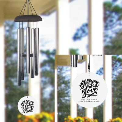 Personalized Couple Wind Chimes -