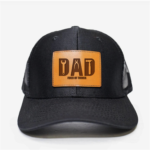 Personalized Black Dad Fixer of Things Hat -  - Completeful