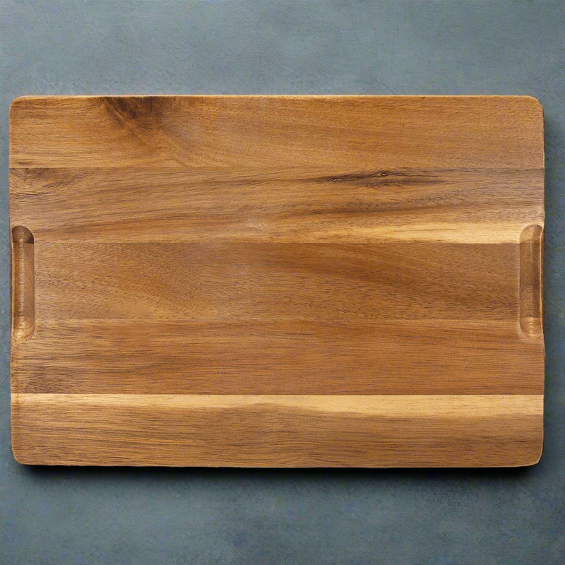 Personalized Acacia Wood/Slate Cutting Board -