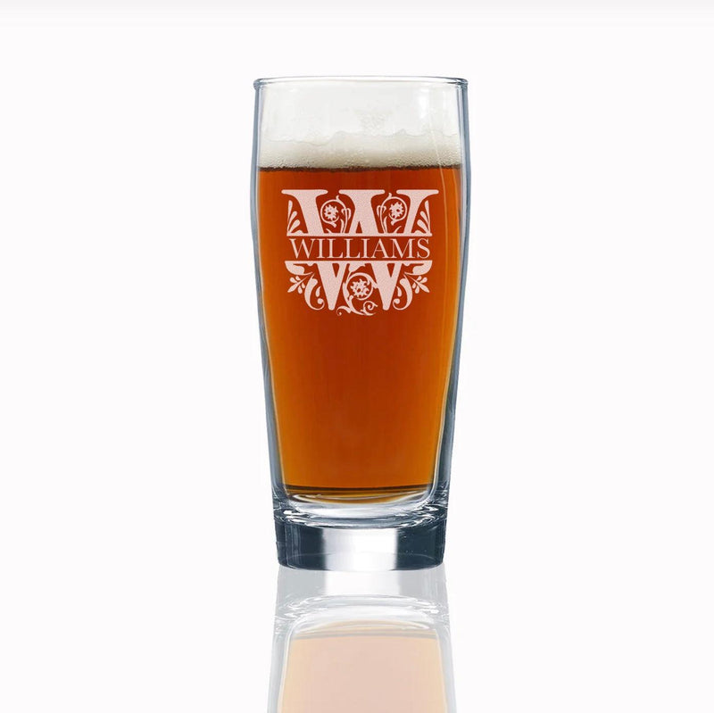 Personalized 16 oz. Willi Becher Beer Glass -