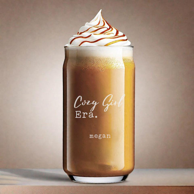 Personalized Fall Glass Can - 16oz -  - JDS