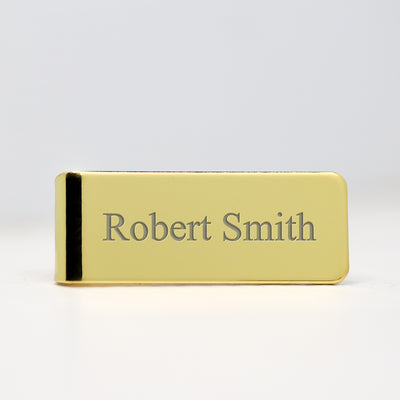 Personalized Metal Money Clip -  - Completeful