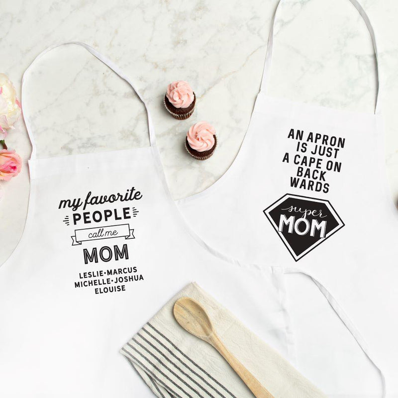 Personalized Best Mom Ever Aprons – A Gift Personalized