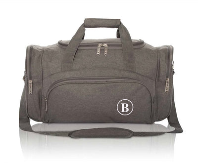 Personalized Gray Duffel Bag -  - Completeful